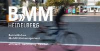 Bild vom Verkehr in Heidelberg mit Schriftzug "BMM Heidelberg" (Bild: Diemer/Stadt Heidelberg)