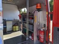 Über das Airline-Schienensystem kann mitgeführtes Material gesichert werden Über das Airline-Schienensystem kann mitgeführtes Material gesichert werden