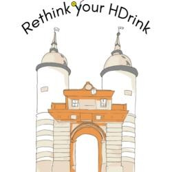 Rethink your HDrink. Logo von dem rethinkyourHDrink-Alkoholpräventionsprogramm