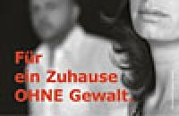 Plakat "Für ein Zuhause ohne Gewalt"