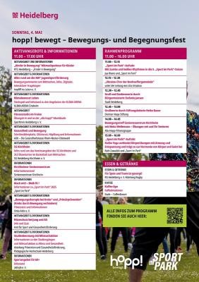 "hopp! bewegt" - Programm (Stadt Heidelberg) "hopp! bewegt" - Programm