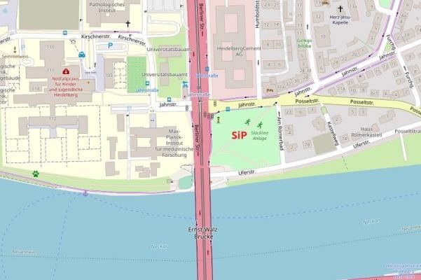 „Sport im Park“ – Jahnplatz. (Foto: OpenStreetMap) Jahnplatz