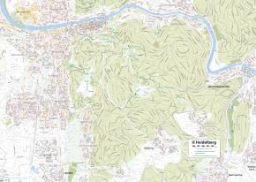Karte der Waldparkplätze, öffentlichen Parkplätze und Rettungspunkte 