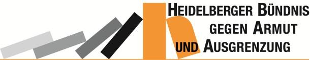 Logo Heidelberger Bündnis gegen Armut und Ausgrenzung (Grafik: Agentur Pepup) Logo Heidelberger Bündnis gegen Armut und Ausgrenzung