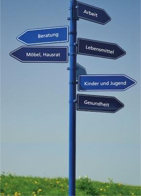 Titelbild Broschüre Wegweiser (Grafik: Agentur Pepup) Titelbild Broschüre Wegweiser