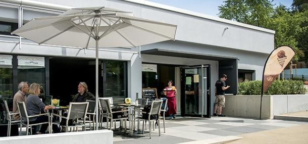 Bügerhaus HeidelBERG Café im Emmertsgrund (Foto: (Foto: Stadtberatung Dr. Sven Fries)) Bügerhaus HeidelBERG Café im Emmertsgrund