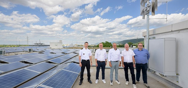 Gruppenfoto auf dem Dach