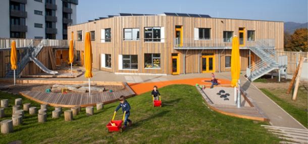 Kindergärten in Heidelberg - hier: Kita Schwetzinger Terrasse (Foto: Buck) Kita Schwetzinger Terrasse