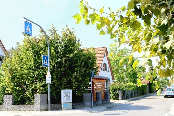 Kranichweg Ecke Obere Rödt (Foto: Stadt Heidelberg)