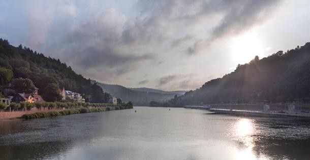 Frühe Morgenstunden am Neckar. (Foto: Diemer)