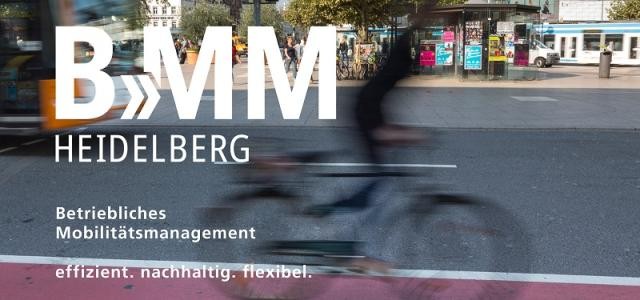 Bild vom Verkehr in Heidelberg mit Schriftzug "BMM Heidelberg" (Bild: Diemer/Stadt Heidelberg)