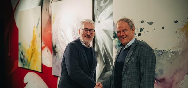 Oberbürgermeister Eckart Würzner und Peter Spuhler
