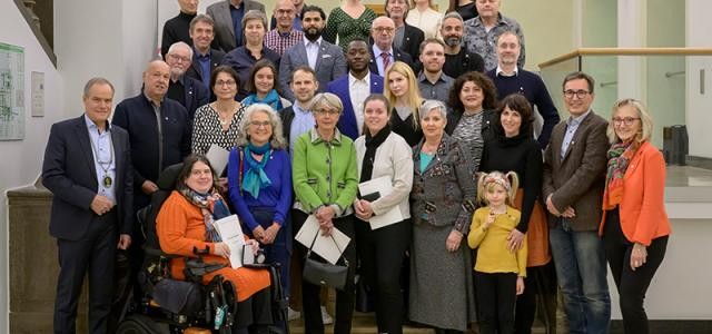 Gruppenfoto nach der VErleihung.