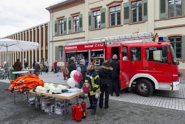 Der Stand der Feuerwehr (Foto: Rothe) Der Stand der Feuerwehr (Foto: Rothe)