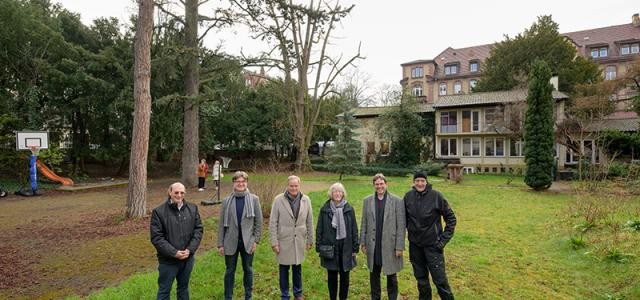Gruppenfoto im Providenzgarten.