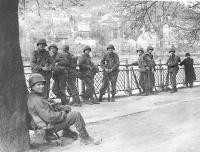 Amerikanische Soldaten während des Einmarschs in Heidelberg Ende März 1945 (Foto: Stadtarchiv Heidelberg)