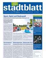 Titelbild des Stadtblatts Nr. 29 vom 16. Juli 2014