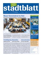 Titelbild des Stadtblatts Nr. 31 vom 30. Juli 2014