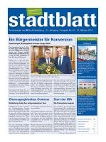 Titelbild des Stadtblatts Nr. 42 vom 16. Oktober 2013