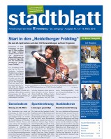 Titelbild des Stadtblatts Nr. 12 vom 18. März 2015