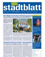 Titelbild des Stadtblatts Nr. 28 vom 8. Juli 2015