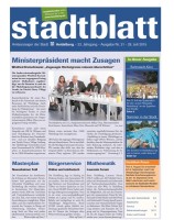 Titelbild des Stadtblatts Nr. 31 vom 22. Juli 2015