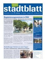 Titelbild des Stadtblatts Nr. 39 vom 23. September 2015