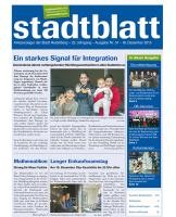 Titelbild des Stadtblatts Nr. 51 vom 16. Dezember 2015