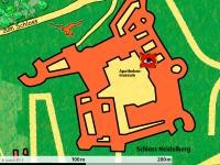 Planausschnitt des Kinderstadtplans - Schloss (Grafik: Fuchs) Planausschnitt des Kinderstadtplans - Schloss (Grafik: Fuchs)