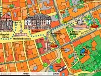 Kartenausschnitt mit der Kornmarkt-Madonna (Grafik: Fuchs) Kartenausschnitt mit der Kornmarkt-Madonna (Grafik: Fuchs)