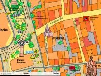 Kartenausschnitt mit dem Lesenden (Grafik: Fuchs) Kartenausschnitt mit dem Lesenden (Grafik: Fuchs)