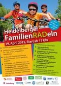 Plakat 'Heidelberger Familienradeln' am 19. April 2015