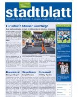 Titelbild des Stadtblatts Nr. 17 vom 27. April 2016