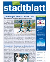 Titelbild des Stadtblatts Nr. 24 vom 15. Juni 2016