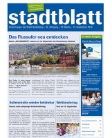 Titelbild des Stadtblatts der 37. Woche vom 14. September 2016