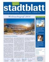 Titelbild des Stadtblatts der 51. Woche vom 21. Dezember 2016
