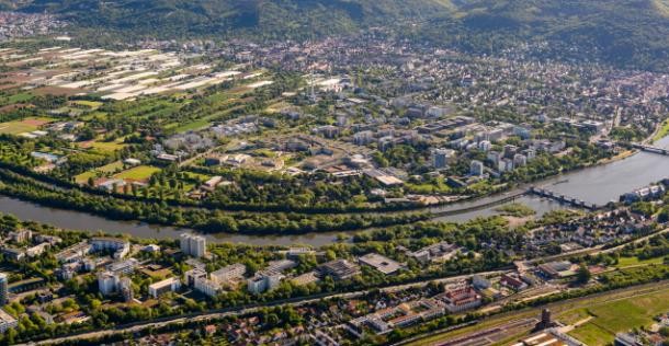 Heidelberg von oben.