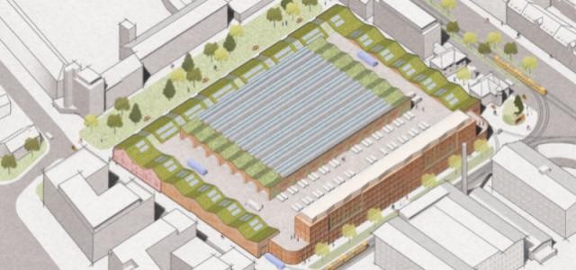 Bild der aktuellen Version der Planung zur Weiterentwicklung des Betriebshofs in Heidelberg