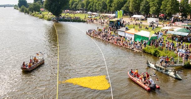 Buntes Programm und lebhafter Zustrom beim Aktionstag "Lebendiger Neckar" auf der Neckarwiese Heidelberg  