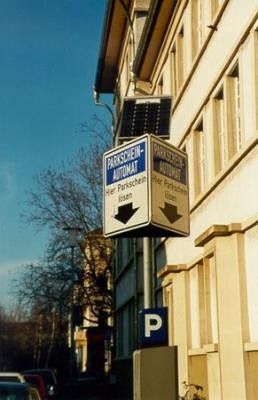 Photovoltaik-Parscheinautomat (Foto: Stadt Heidelberg)