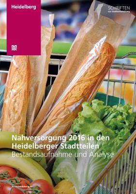 Grafik: Titelblatt Nahversorgung 2016 in den Stadtteilen. 