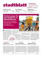 Titelbild des Stadtblatts der 31. Woche vom 2. August 2017