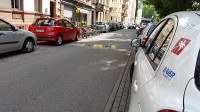 Weststadt Blumenstr: Zwei Bodenschwellen sollen die Geschwindigkeit der Kfz-Fahrer im Kreuzungsbereich der Kinder reduzieren. (Foto: Stadt Heidelberg) Weststadt Blumenstr: Zwei Bodenschwellen sollen die Geschwindigkeit der Kfz-Fahrer im Kreuzungsbereich der Kinder reduzieren. (Foto: Stadt Heidelberg)