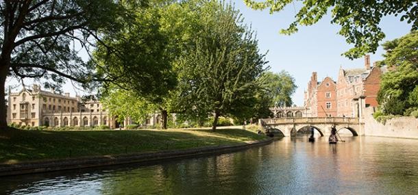 Blick auf Cambridge