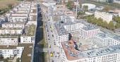 Häuserreihe in der Bahnstadt (Foto: Buck)