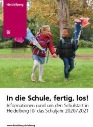 Titelbild der Broschüre "Schulstart in Heidelberg"