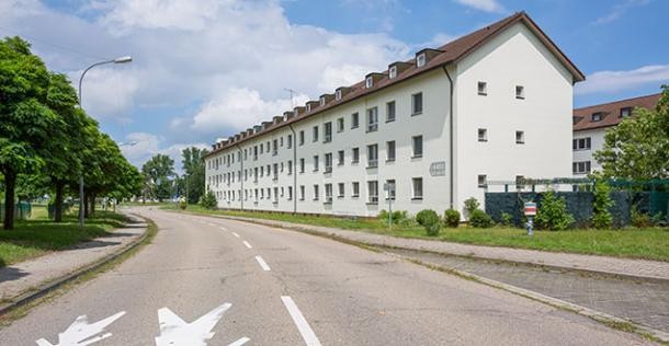 Wohn-gebäude im Patrick Henry Village (Foto: Diemer)