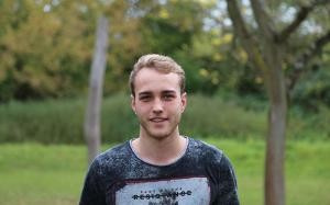 Lukas (19) aus der Gruppe Klimaktiv Landwirtschaftspark (Foto: Stadt Heidelberg)