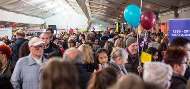 Bürgerfest - Besucher von oben