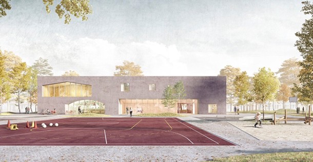Neubau Haus der Jugend, 1. Preisträger (Foto: Grafik: Büro Murr Architekten, Dießen)